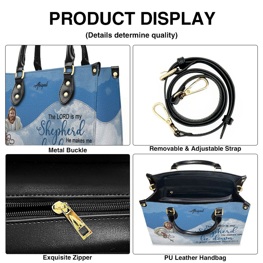 Personalized Leather Handbag with Bible Verses – Christian Gift for Women | CHRISTIANARTBAG