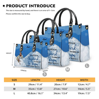 Personalized Leather Handbag with Bible Verses – Christian Gift for Women | CHRISTIANARTBAG