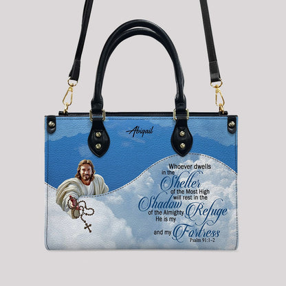 Personalized Leather Handbag with Bible Verses – Christian Gift for Women | CHRISTIANARTBAG