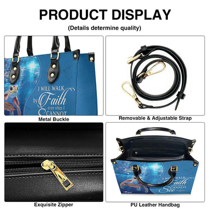 Custom Christian Leather Handbag with Bible Verse – Faith-Inspired Personalized Purse by CHRISTIANARTBAG