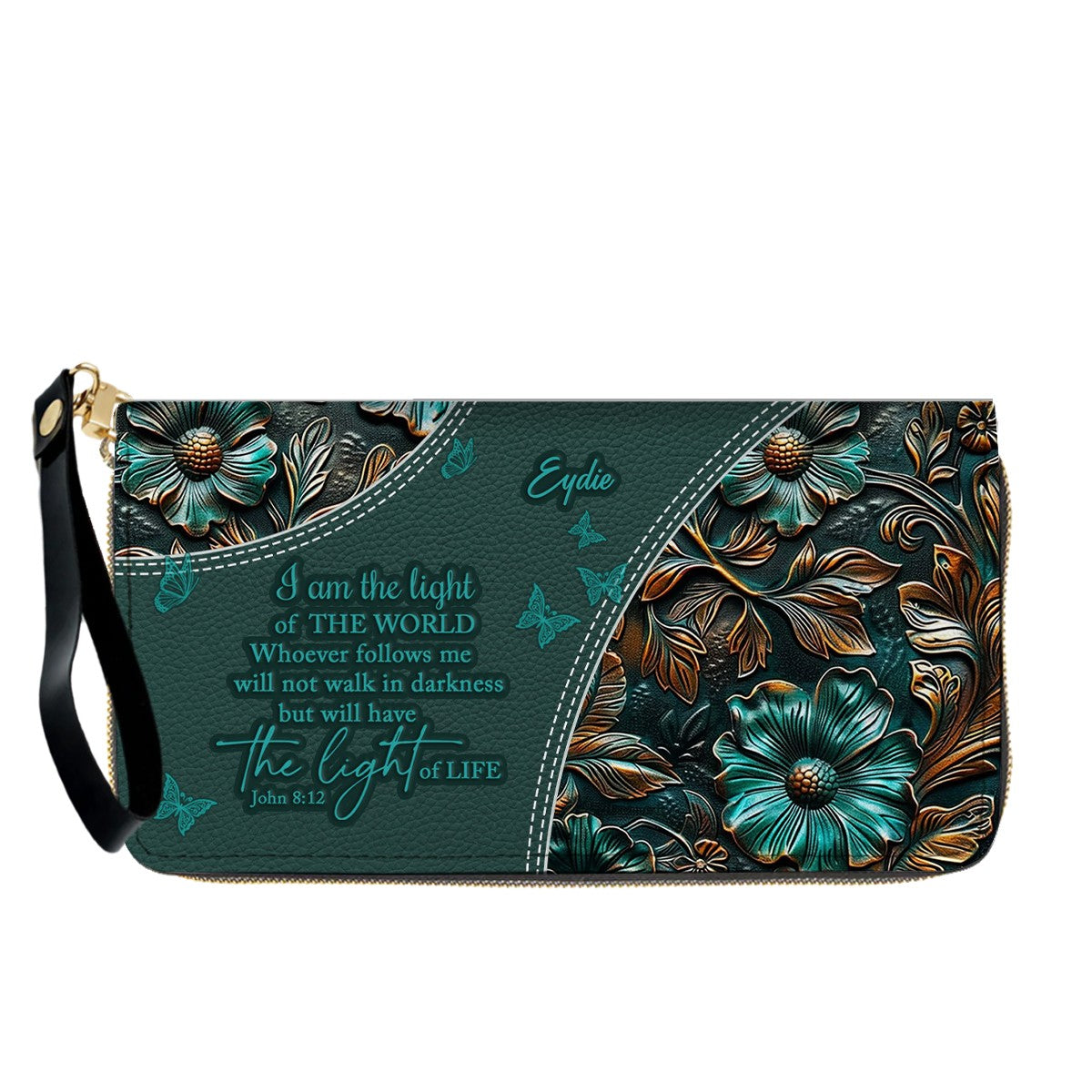 Personalized Christian Handbag with Bible Verses – Custom Name Faith Gift - CAB 120525