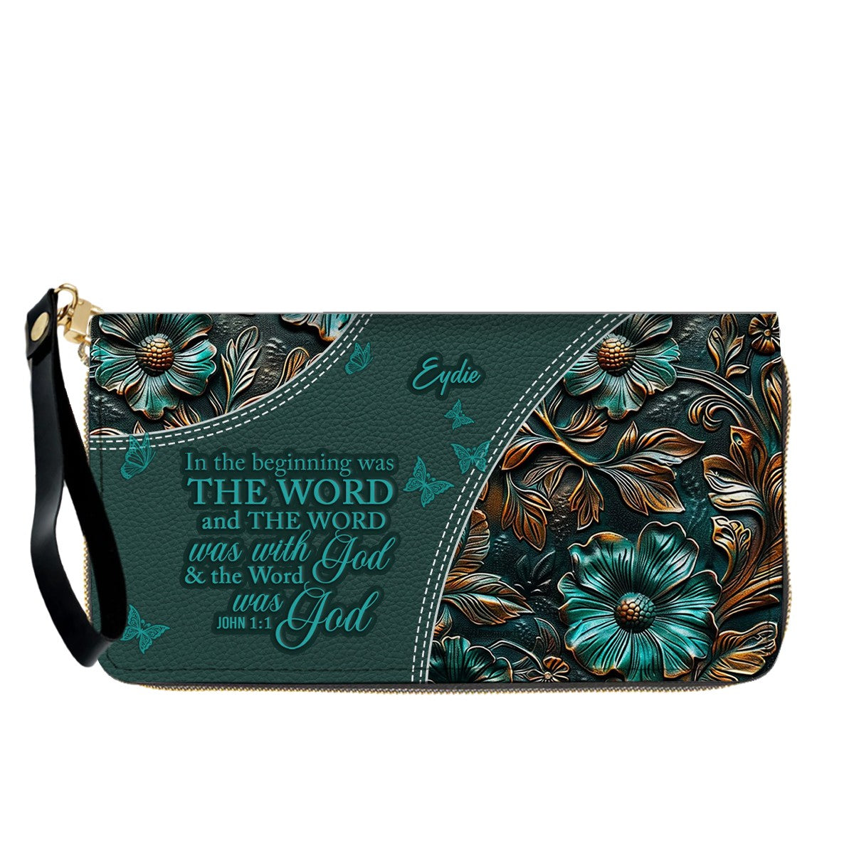 Personalized Christian Handbag with Bible Verses – Custom Name Faith Gift - CAB 120525