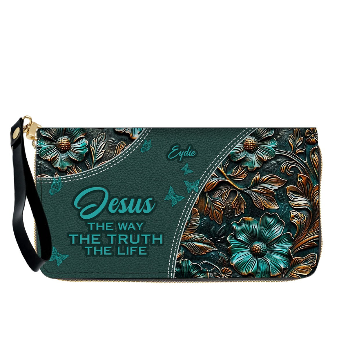 Personalized Christian Handbag with Bible Verses – Custom Name Faith Gift - CAB 120525