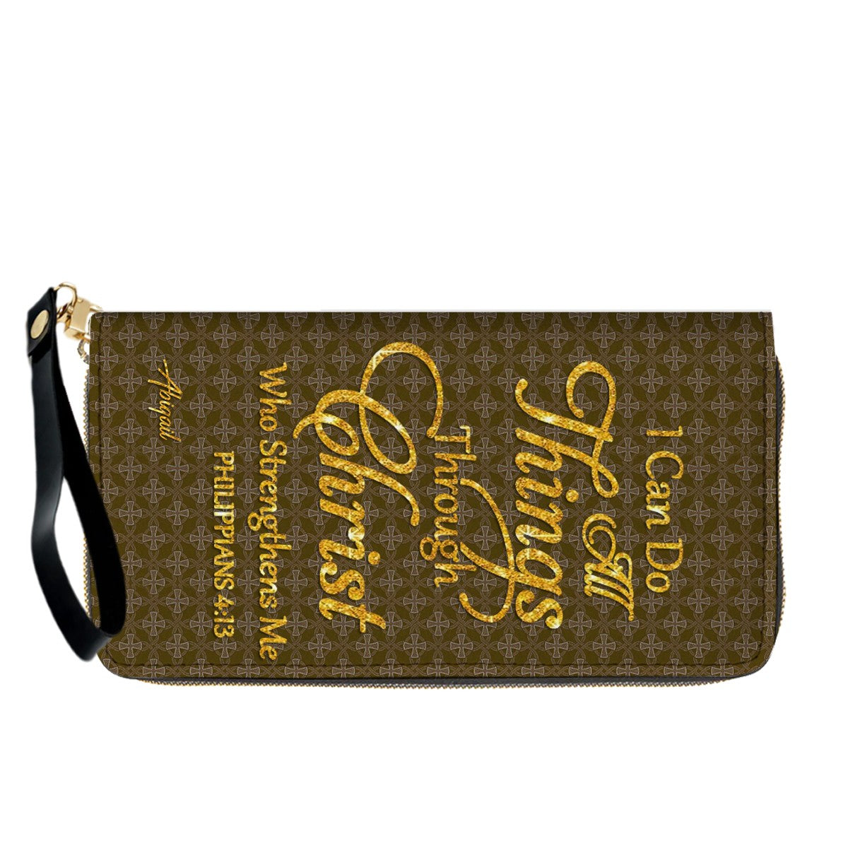 Personalized Leather Tote Bag – Luxury Christian Tote with Custom Name, Bible Verse, Gift for Women | CHRISTIANARTBAG