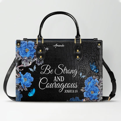 Personalized Christian Leather Handbag & Long Wallet Set – Christian Bible Verse Bag | CHRISTIANARTBAG CAB01012326