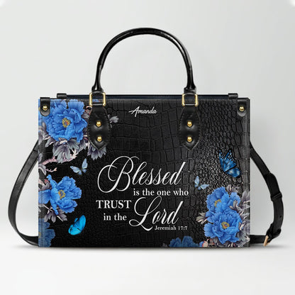 Personalized Christian Leather Handbag & Long Wallet Set – Christian Bible Verse Bag | CHRISTIANARTBAG CAB01012326