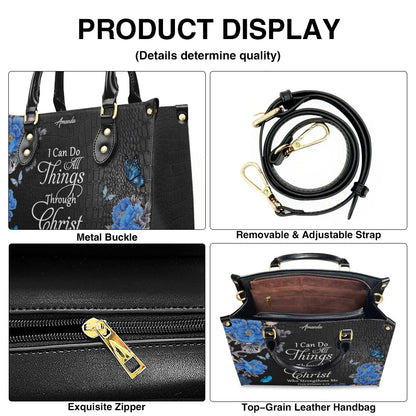 Personalized Christian Leather Handbag & Long Wallet Set – Christian Bible Verse Bag | CHRISTIANARTBAG CAB01012326