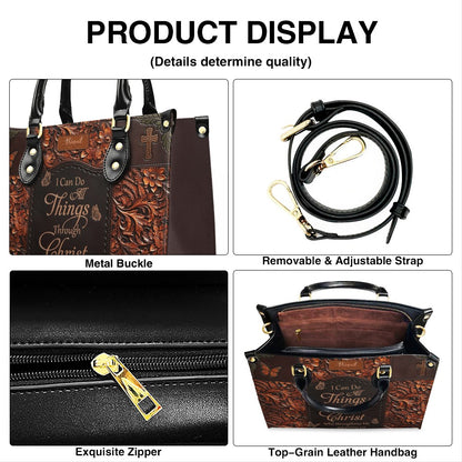 CHRISTIANARTBAG Personalized Leather Handbag with Custom Name & Scripture | CHRISTIANARTBAG™ CAB017926