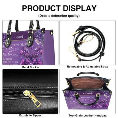 Custom Engraved Leather Handbag - Elegance & Faith Combined - CHRISTIANARTBAG CABLTHB01031226