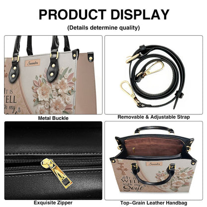 CHRISTIANARTBAG Personalized Leather Handbag and Wallet Set | Beige Custom Name Cross Purse & Long Wristlet Clutch CAB01061626