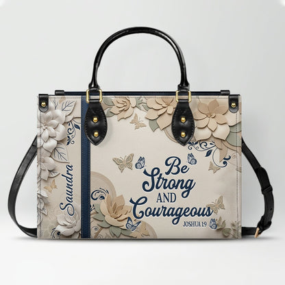 CHRISTIANARTBAG Personalized Leather Handbag for Women – Custom Faith-Based Tote Bag with Bible Verses – Inspirational Christian Gifts for Her CAB01052626