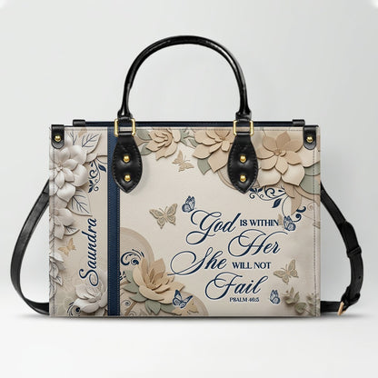 CHRISTIANARTBAG Personalized Leather Handbag for Women – Custom Faith-Based Tote Bag with Bible Verses – Inspirational Christian Gifts for Her CAB01052626