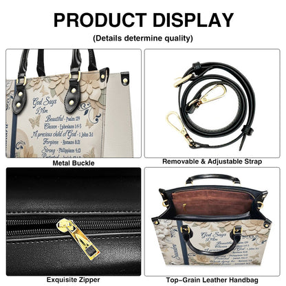 CHRISTIANARTBAG Personalized Leather Handbag for Women – Custom Faith-Based Tote Bag with Bible Verses – Inspirational Christian Gifts for Her CAB01052626