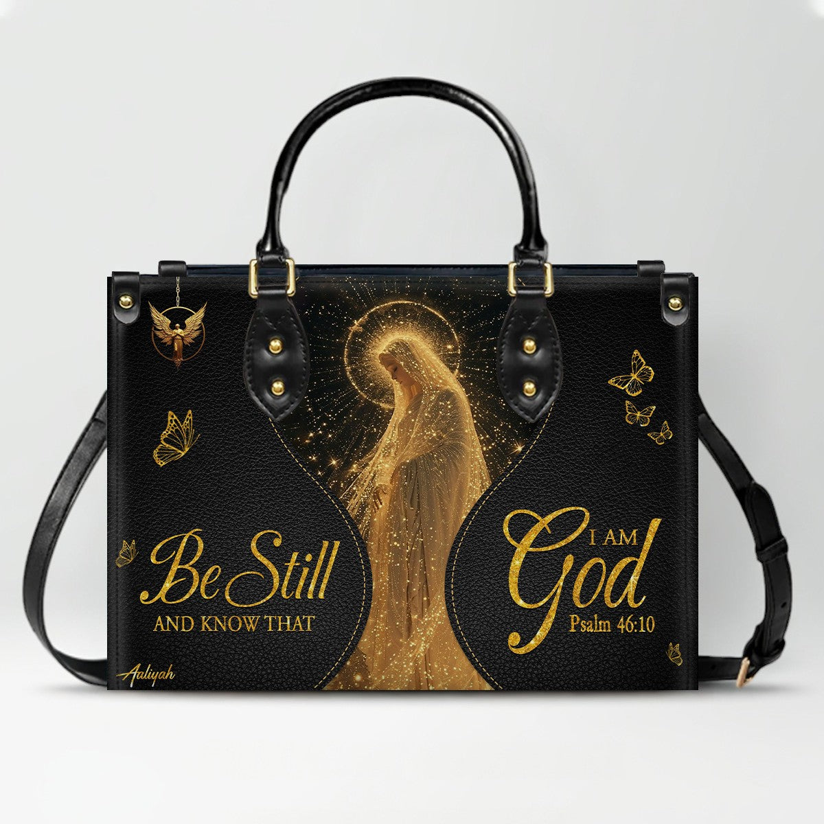 Personalized Christian Leather Handbag | CHRISTIANARTBAG™ Faith Gift for Women