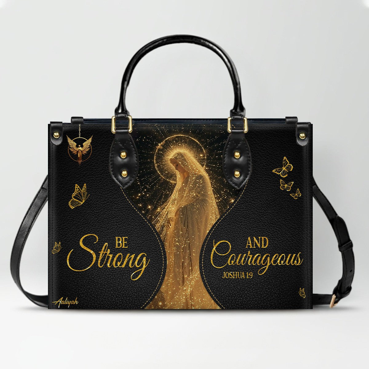 Personalized Christian Leather Handbag & Wallet Set | CHRISTIANARTBAG™ Faith Gift for Women