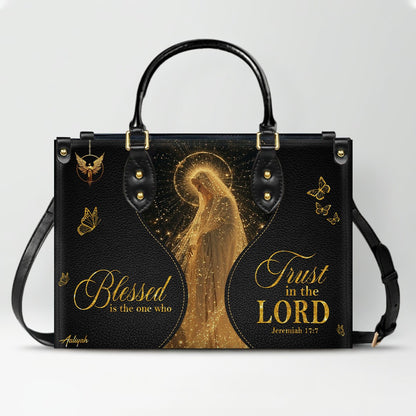 Personalized Christian Leather Handbag | CHRISTIANARTBAG™ Faith Gift for Women