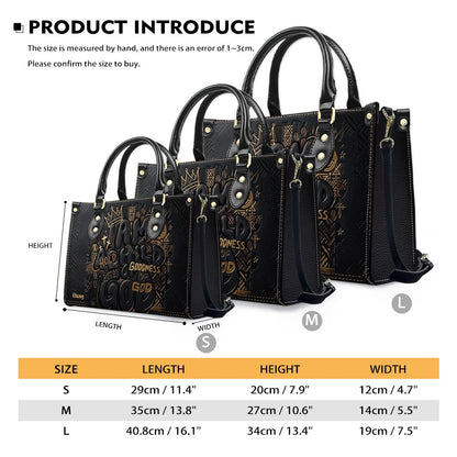 CHRISTIANARTBAG Personalized Leather Handbag - Custom Name "I Am Child Of GOD" Faith Purse cab01101626