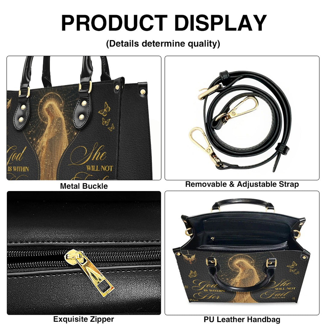 Personalized Christian Leather Handbag | CHRISTIANARTBAG™ Faith Gift for Women