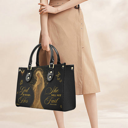 Personalized Christian Leather Handbag | CHRISTIANARTBAG™ Faith Gift for Women