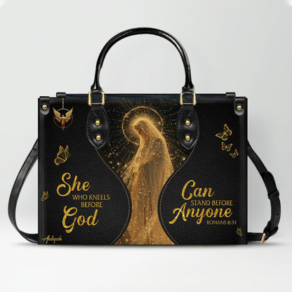 Personalized Christian Leather Handbag | CHRISTIANARTBAG™ Faith Gift for Women