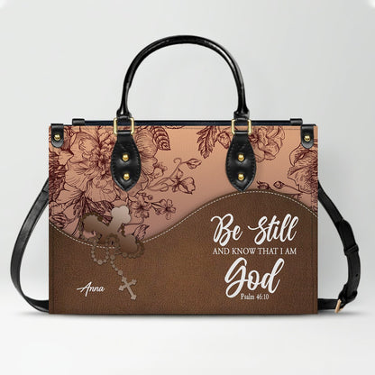 Personalized Christian Leather Handbag – Custom Bible Verse Purse for Women | CHRISTIANARTBAG