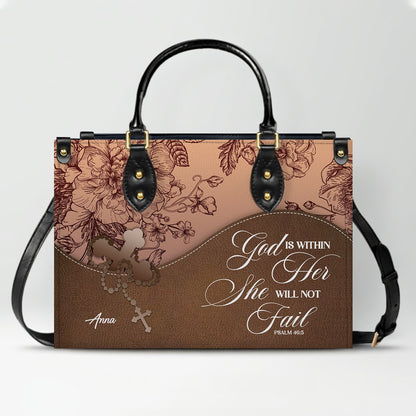 Personalized Christian Leather Handbag – Custom Bible Verse Purse for Women | CHRISTIANARTBAG