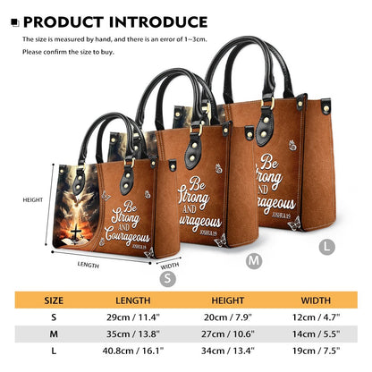 Personalized Leather Handbag with Christian Bible Verse – Faith-Inspired Gift for Women | CHRISTIANARTBAG CAB011225