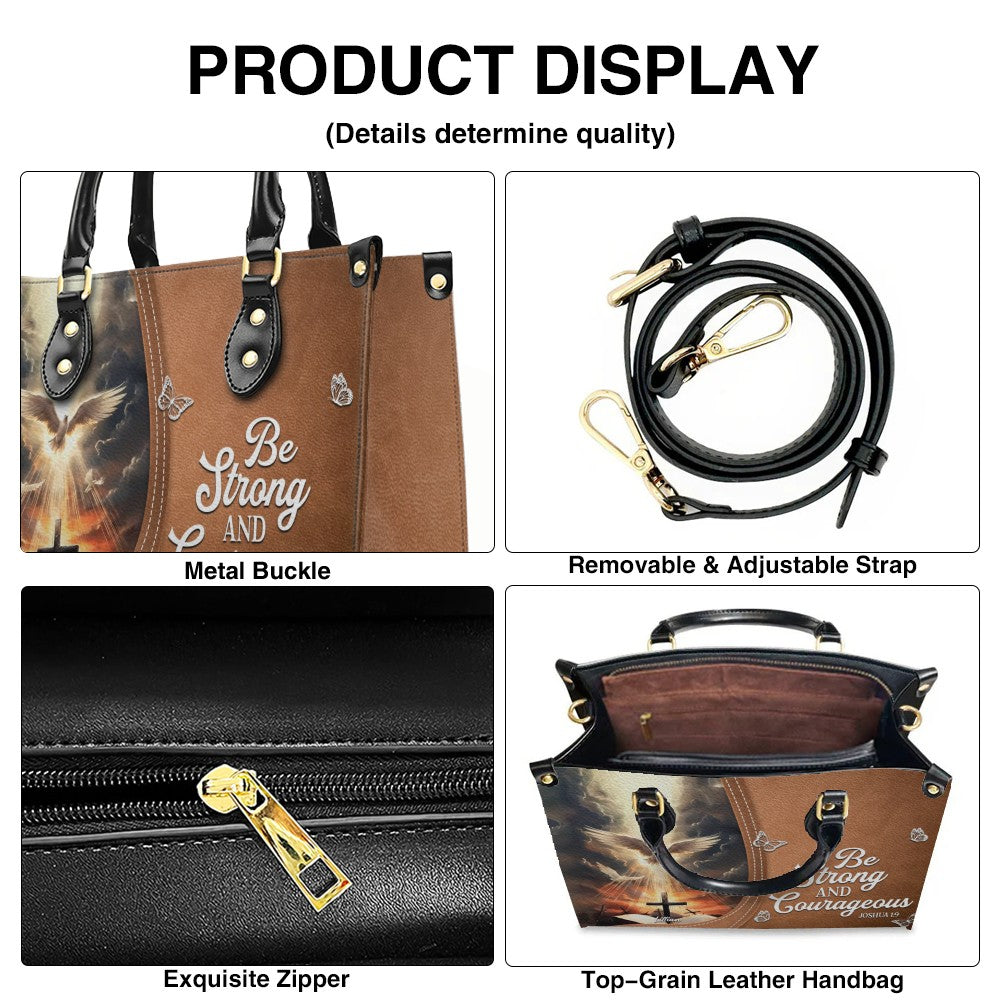 Personalized Leather Handbag with Christian Bible Verse – Faith-Inspired Gift for Women | CHRISTIANARTBAG CAB011225