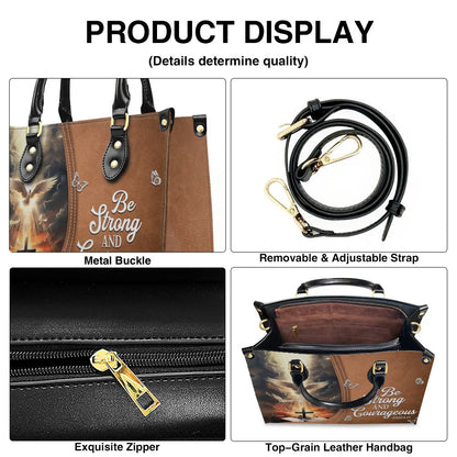 Personalized Leather Handbag with Christian Bible Verse – Faith-Inspired Gift for Women | CHRISTIANARTBAG CAB011225