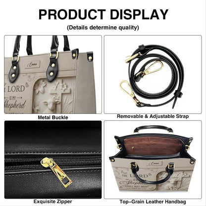 Personalized Christian Leather Handbag - Custom Bible Verse & Name Purse | CHRISTIANARTBAG 01080726