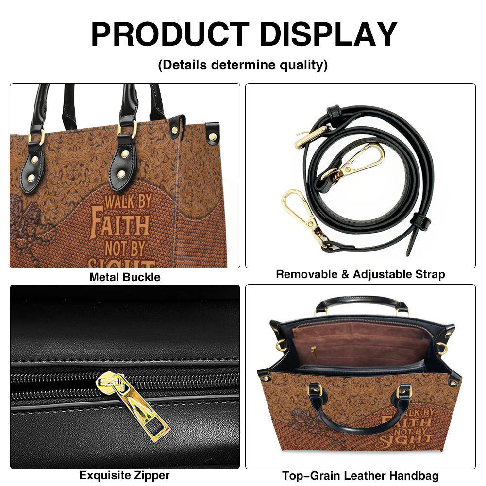 Personalized Christian Leather Handbag for Women - Custom Bible Verse Western Style Tote Bag CAB12325