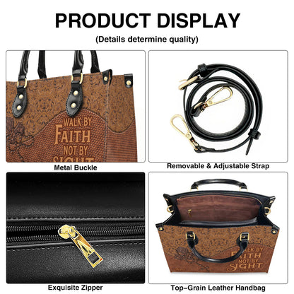 Personalized Christian Leather Handbag for Women - Custom Bible Verse Western Style Tote Bag CAB12325