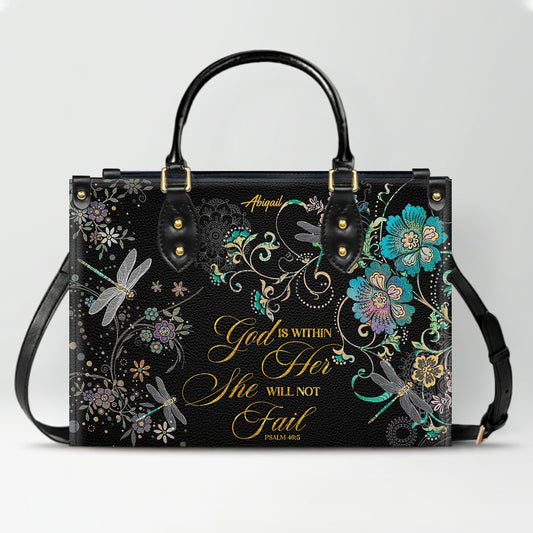 Personalized Christian Handbag for Women – Custom Name & Bible Verse Faith Bag CAB01121825