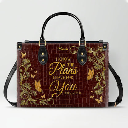 CHRISTIANARTBAG Handbags - Custom Bible Verses Name & Color - Personalized Leather Handbag - CABLTB01012026