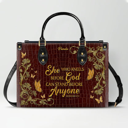 CHRISTIANARTBAG Handbags - Custom Bible Verses Name & Color - Personalized Leather Handbag - CABLTB01012026