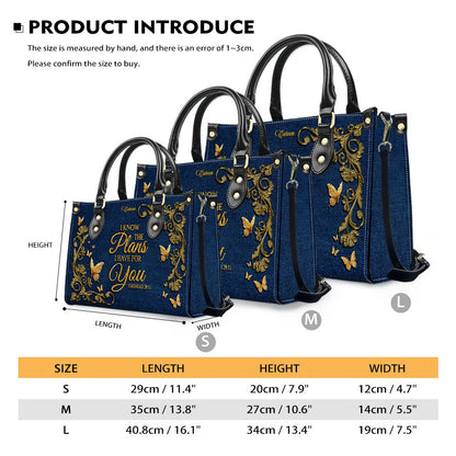 CHRISTIANARTBAG Personalized Leather Handbag with Bible Verse – Custom Name & Color Christian Gift for Women - CAB012726