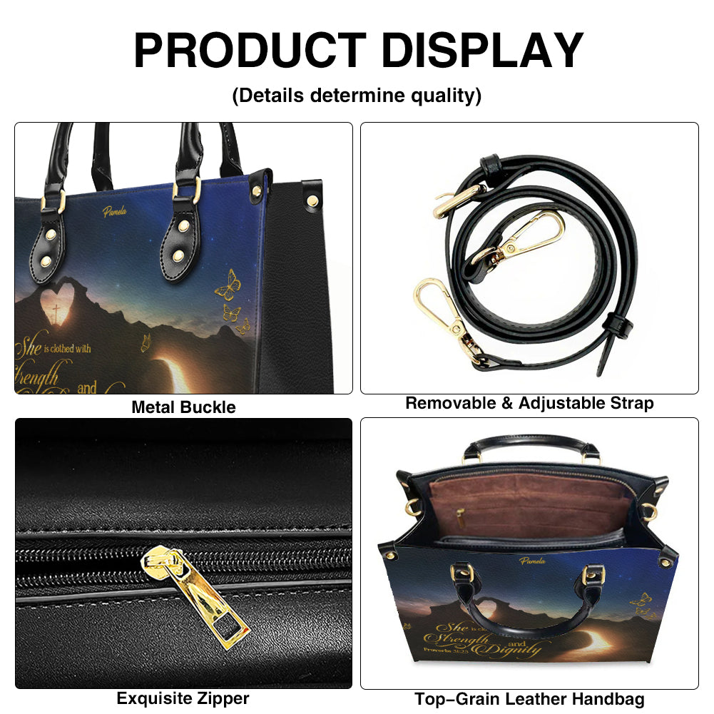 Personalized Christian Handbag – Custom Bible Verse Purse for Women, Faith Gift, Religious Tote, Christian Gift for Her