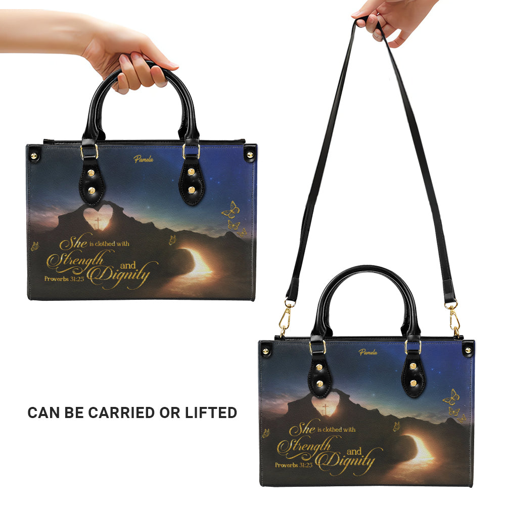 Personalized Christian Handbag – Custom Bible Verse Purse for Women, Faith Gift, Religious Tote, Christian Gift for Her