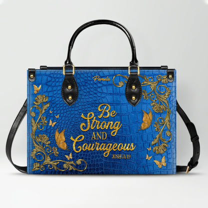 SET Personalized Leather Handbag with Long Wallet – Christian Bible Verse Bag | CHRISTIANARTBAG | Buy Handbag Get Wallet