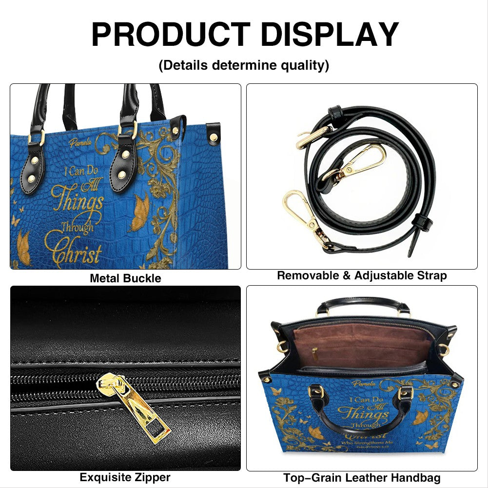 SET Personalized Leather Handbag with Long Wallet – Christian Bible Verse Bag | CHRISTIANARTBAG | Buy Handbag Get Wallet