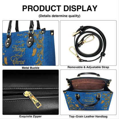 CHRISTIANARTBAG Handbags - Custom Bible Verses Name & Color - Personalized Leather Handbag - CABLTB01012026