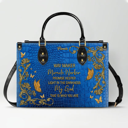 SET Personalized Leather Handbag with Long Wallet – Christian Bible Verse Bag | CHRISTIANARTBAG | Buy Handbag Get Wallet