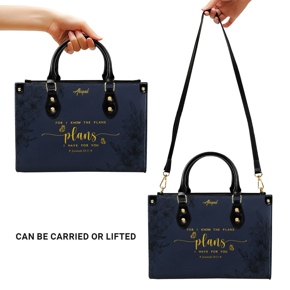 Personalized Leather Handbag with Bible Verse – Christian Gift for Women | CHRISTIANARTBAG CAB01020326