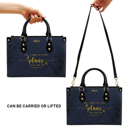 Personalized Leather Handbag with Bible Verse – Christian Gift for Women | CHRISTIANARTBAG CAB01020326