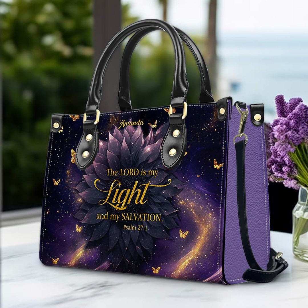 Personalized Christian Leather Handbag – Custom Name & Bible Verse | Faith-Inspired Gift for Women by CHRISTIANARTBAG
