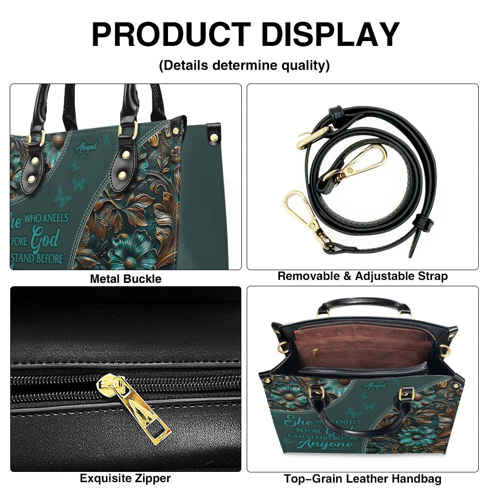 Personalized Christian Handbag with Bible Verses – Custom Name Faith Gift - CAB 120525