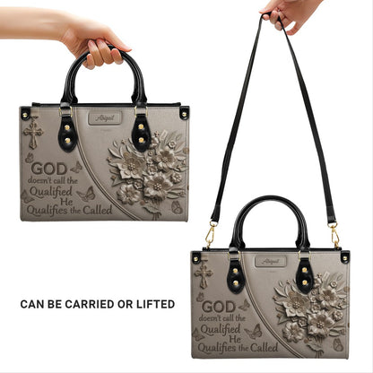 CHRISTIANARTBAG Personalized Leather Handbag | Personalized Christian Gift for Her | CHRISTIANARTBAG CAB0171126