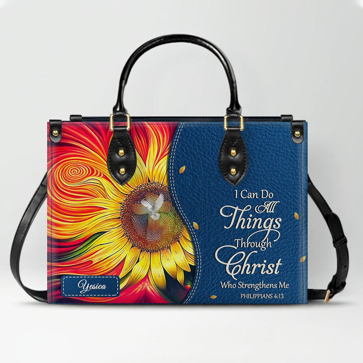 Personalized Christian Leather Handbag for Women – Faith-Inspired Design | CHRISTIANARTBAG