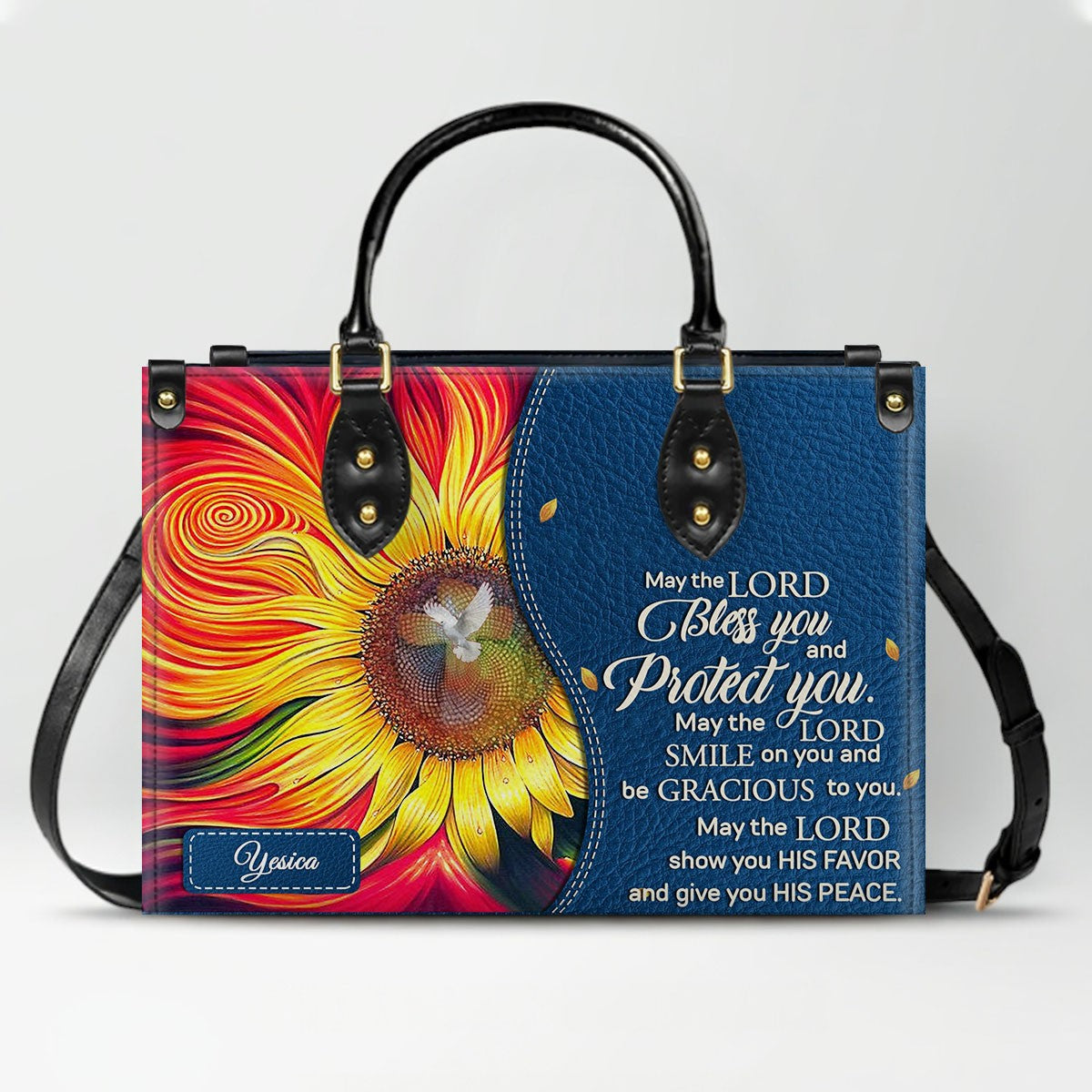 Personalized Christian Leather Handbag for Women – Faith-Inspired Design | CHRISTIANARTBAG