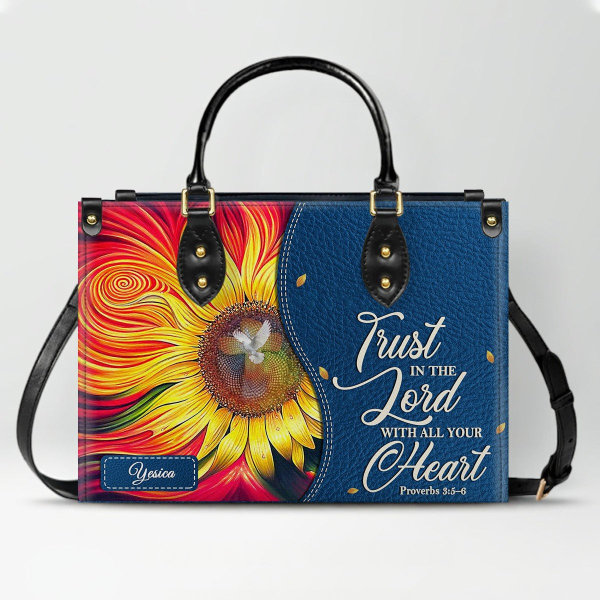 Personalized Christian Leather Handbag for Women – Faith-Inspired Design | CHRISTIANARTBAG